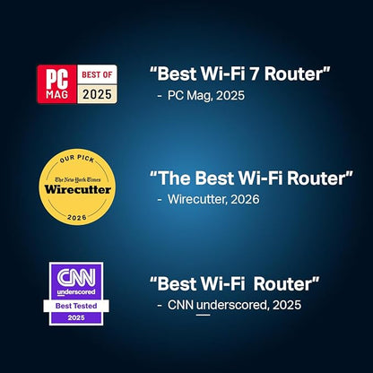 TP-Link Dual-Band BE3600 Wi-Fi 7 Router Archer BE230 | 4-Stream | 2×2.5G + 3×1G Ports, USB 3.0, 2.0 GHz Quad Core, 4 Antennas | VPN, EasyMesh, HomeShield, MLO, Private IOT | Free Expert Support