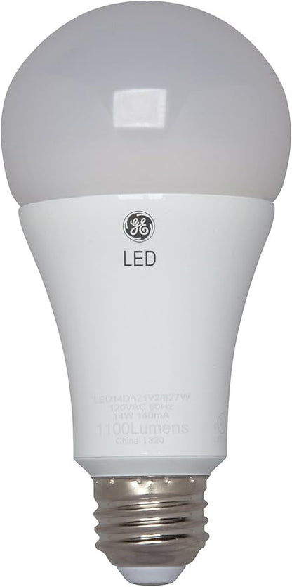 GE Lighting 83693 LED 17-watt 1600-Lumen Dimmable A21 Bulb with Medium Base, Soft White, 1-Pack