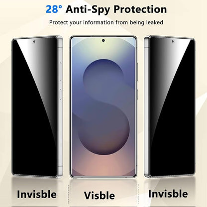 Fotbor for Samsung Galaxy S25 Ultra 28° Privacy Screen Protector with [3s Installation Frame], Case Friendly 9H+ Tempered Glass 2Pack