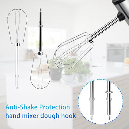 2pcs Hand Mixer Beaters Attachments Compatible with MX600B MX3200B MX1500W | Hand Mixer Beaters Attachments Compatible with MX Series Electric Hand Mixers for Cooking and Baking