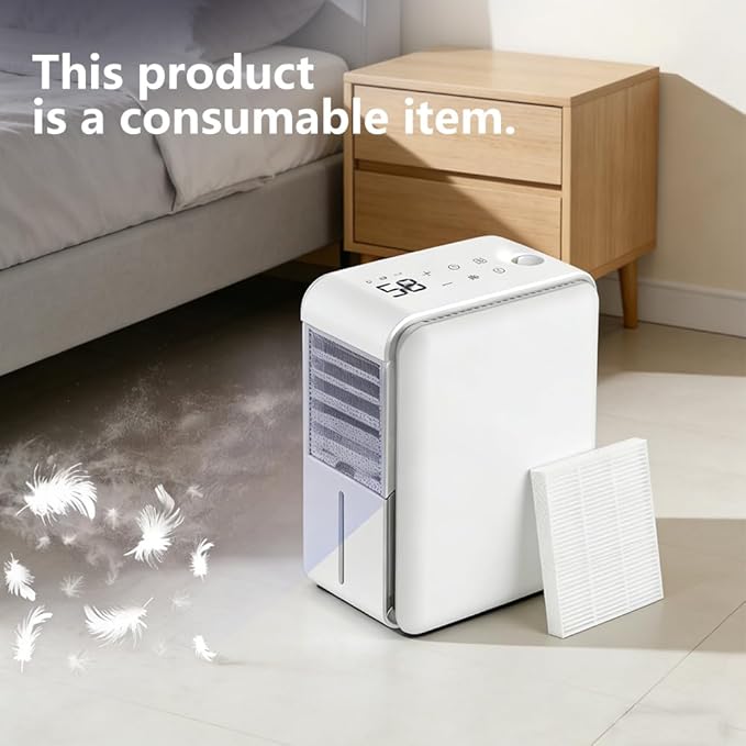 HD012 Dehumidifiers Replacement Parts Applicable to Dinzan Youtuba 3-in-1 Dehumidifier, Humidifier, Scent Diffuser and Air Purifier Replacement Filter Mesh (10pcs)