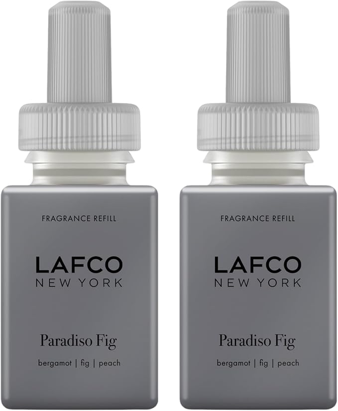LAFCO New York Pura Smart Device Refill, Paradiso Fig - Pack of 2 - Each Vial Delivers Up to 2 Weeks of Fragrance Life - Made in the USA