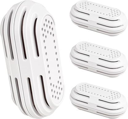 Leemone 4 Pack Humidifier Demineralization Cartridge Compatible with All LEVOIT Top Fill Humidifiers, Calcium and Magnesium Ion Softening Efficiently Reduce Dust & Odor