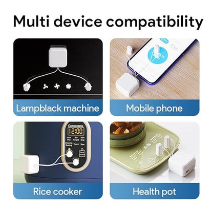 Bluetooth Fingerbot Touch Smart Button, No Wiring Switch, Work with Smart Life App, Add Tuya Bluetooth Hub Make it Compatible with Alexa, Timer.