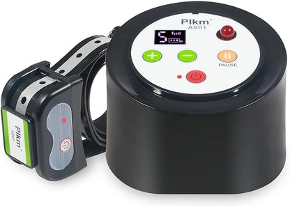 Plkm Wireless Dog Fence 2026 Newest Intelligent Pet Electric Containment System, Low Battery AI Smart Alarm Dog Out of Range Reminder, Display Receiver Battery Level, 360° Strong Signal Coverage