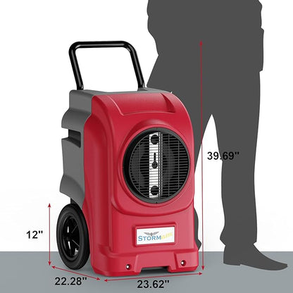 ALORAIR 270 Pints Commercial Dehumidifier with Pump, Whole House Dehumidifiers for Large Room, Industrial Large Dehu with Drain Hose for Basement, Water Damage Restore, Limited 5 Years Warranty