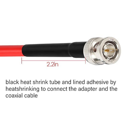 XRDS -RF 2FT SDI Cable - 75 Ohm RG59 BNC Male Cable for 4K 1080P 3G/6G HD SDI Camera Monitor Video Recorder SDI to HDMI Converter Splitter Security Camera