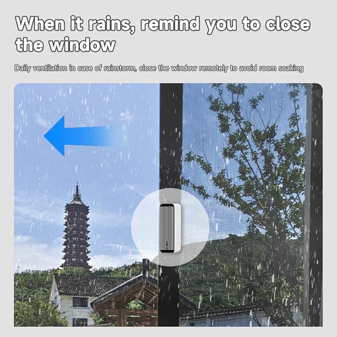 Tuya ZigBee Rain Sensor 2in1 Rainwater Flood Detector Smart Home Real-time APP Notification Home Automation Smart Life Device,ZigBee Hub Required