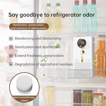 Air Purifier, Small Air Cleaners for Home, Portable Air Purifier, Aroma Machine for Pet Rooms, Toilets, Smoking Areas,White