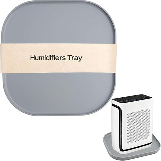 Silicone Humidifiers Tray for LEVOIT, Dreo, Homvana, ASAKUKI Humidifiers - Leak-Proof & Moisture-Proof Design, Floor Drying Function to Protect Floor Surface
