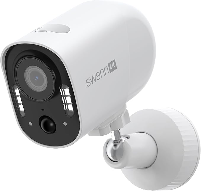 Swann Xtreem 4K Wireless Security Camera, Wireless Camera with 32GB Micro SD & Cloud Storage, Indoor & Outdoor Surveillance, Ideal for Baby Monitor & Home, 2-Way Talk, Wi-Fi, No Monthly Fee, 4KXTRM-GL