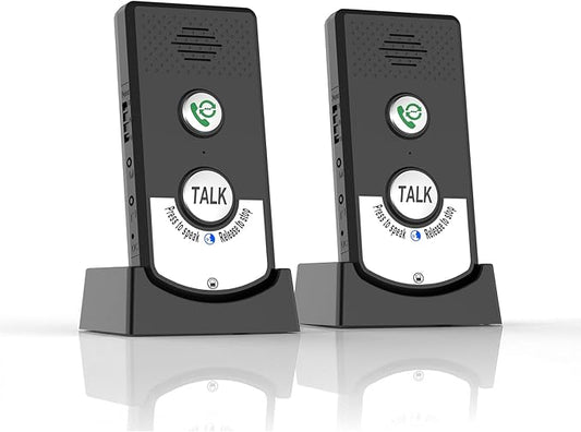 Intercoms Wireless for Home, Long Range Wireless Intercom System for Room to Room Communication, 2 Way Voice Intercom for Elderly, Seniors, and Kids