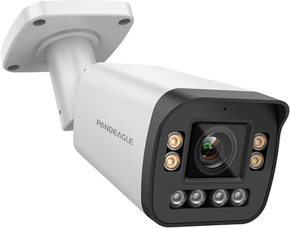 PANOEAGLE 5MP Full Color Varifocal PoE IP Camera Outdoor,5MP PoE Security Bullet Camera with 5X Optical Zoom 2.7~13.5mm Lens,Human Vehicle Detection, Smart Dual Light,Two-Way Talk,MicroSD (256GB),IP67