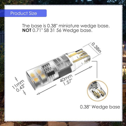 T5 Wedge Base LED Bulb 12V and MR16 Smart Light Bulbs
