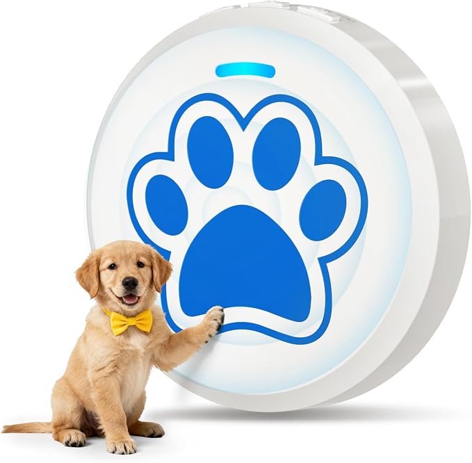 ChunHee Dog Bells to Go Outside – Bell for Dogs to Ring to Go Potty | Dog Door Bell with 5 Adjustable Volume & 36 Ringtones | Chew-Proof Dog Potty Bell | Bells for Dog Training to Go Outside