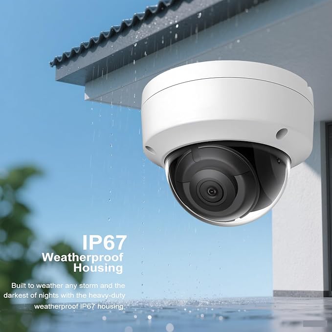 DS-2CD2183G2-I 4K 8MP AcuSense Vandal Fixed Dome POE IP Camera Outdoor, 2.8mm Wide Angle, 3-Axis, WDR, IP67, IK10, Work with Ⲏіkconnect