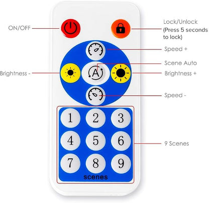 BTF-LIGHTING WS2812B WS2811 WS2813 WS2815 1903 Built-in Mic/AUX Music SP608E Bluetooth Controller with 8 Signal Outputs for LED Module Pixel Strip String Light Andriod iOS APP/Remote/Trigger Control