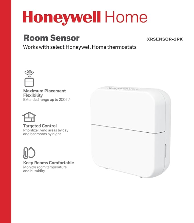 Honeywell Home X Series Sensor (Not Compatible with T9 thermostats)