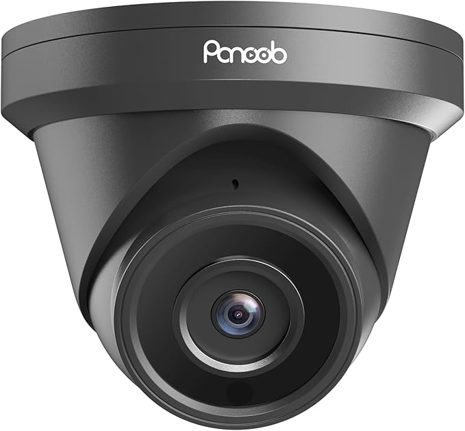 4K PoE Camera Outdoor Indoor, 8MP Wired Security IP Dome Turret Camera, AI Human Vehicle Detection 2.8mm Lens 110°Wide Angle, Built-in Mic, IP67 Weatherproof, 100ft IR Night Vision, PD93A3-8M