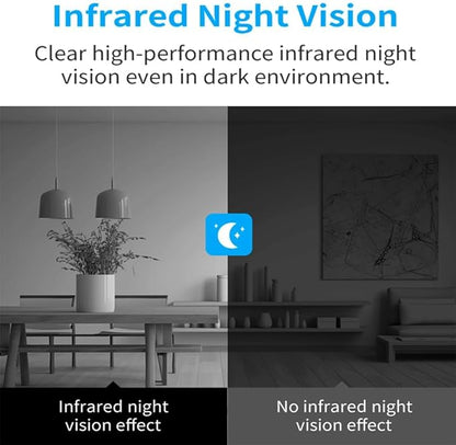 Video Call Security Camera Indoor, Nanny Camera Baby Camera Pet Camera,2-Way Video Call,2-Way Audio, 360°Pan/Tilt WiFi Camera for Home Security, Motion Tracking, 1080P 2.8 inch HD Screen,Night Vision