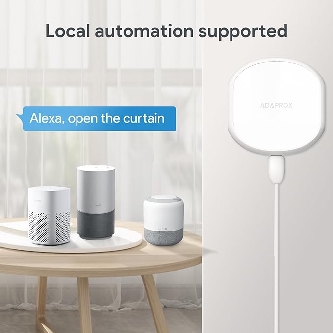 HomeHub Smart Gateway (Bluetooth + Zigbee) Smart Home Hub, Connects Compatible Devices, Enables Remote App Control, Voice Control & Automations