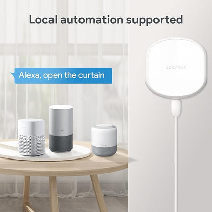 HomeHub Smart Gateway (Bluetooth + Zigbee) Smart Home Hub, Connects Compatible Devices, Enables Remote App Control, Voice Control & Automations
