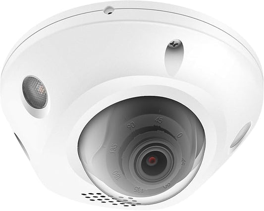 Marquis 4K 8MP PoE IP Vandal Dome PoE IP Camera Outdoor, 2.8mm Wide Angle 105° Fov, 98ft Night Vision, H.265, Compatible with NVR, Blue Iris Through ONVlF Protocol