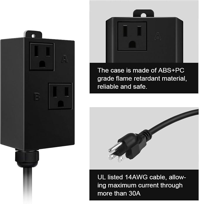 Automatic Vacuum Switch for Power Tools, Etoolcity Unique Current Sensing Technology to Delay Vacuum On to Prevent Circuit Overload, Eliminating Circuit Breaker Tripping