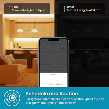 Milfra Smart Light Switch Single-Pole,Smart Switch 2024 New Model 10A,Compatible with Alexa, Siri and Assistant,Voice and Remote Control,Neutral Wire Required,No Hub Required