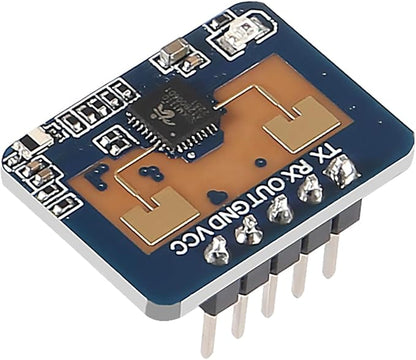 1pc LD2410C Human Presence Radar Sensor Module HLK-LD2410 LD2410 Millimeter Wave Non-Contact 24GHz ISM Band Serial Port IO Level Output