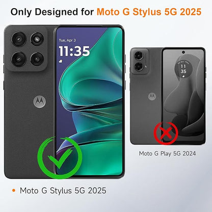 Asstar Moto G Stylus 5G 2025 Privacy Screen Protector [2-Pack], 9H Hardness Tempered Glass Screen Protector for Motorola G Stylus 5G 2025,Full Coverage Anti-Scratch & Bubble-Free Installation