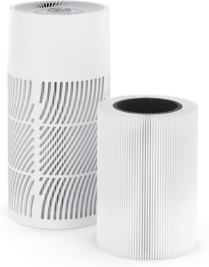 Nuwave H13 True HEPA Air Purifier for Bedrooms & Large Room up to 857 Sq Ft, 2025 New & Improved RPM Removes 99.97% of Smoke Pollen Pet Hair to 0.3 Micron 3 Fan Speeds Portable Ozone-Free