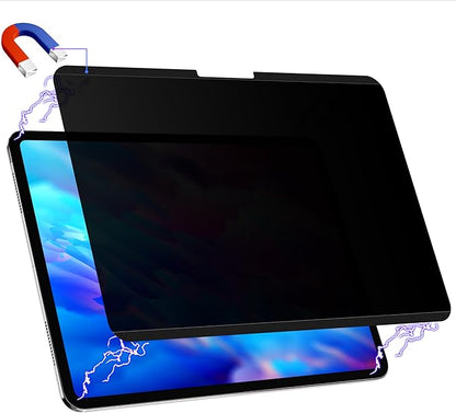 Peslv Magnetic Privacy Screen Protector for iPad Pro 13 Inch M4/M5 [2025/2024 8th/7th Gen], Removable Anti Blue Light Glare Spy Private Filter, High Sensitive Bubble-Free Black Security Screen