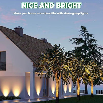 MR11 Gu4.0 Bi-pin LED Light Bulb 3W 12VAC/DC Low Voltage LED Spotlights Warm White 2700K-3000K for Outdoor Landscape Lighting and Indoor Recessed/Track Lights 2pcs