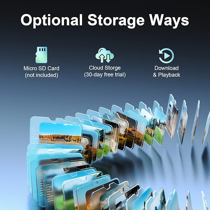 HOSAFE.COM 4G LTE Cellular Security Camera Wireless Solar Powered, No WiFi Security Camera Outdoor, 2K PTZ 360°, IP66 Waterproof for Farm Barn Jobsite Off-Grid, Free Cloud Storage (Need Apply)