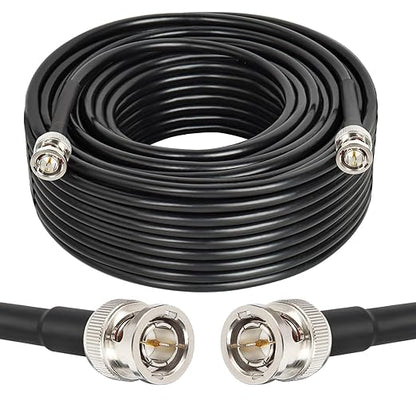 XRDS -RF 12G SDI Cables 100FT, SDI Video Cable 3G/6G/12G 75ohm BNC Male Cable Supports HD-SDI/3G/6G-SDI/4K/8K for Video Security Camera SDI Converter
