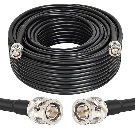 XRDS -RF 12G SDI Cables 100FT, SDI Video Cable 3G/6G/12G 75ohm BNC Male Cable Supports HD-SDI/3G/6G-SDI/4K/8K for Video Security Camera SDI Converter