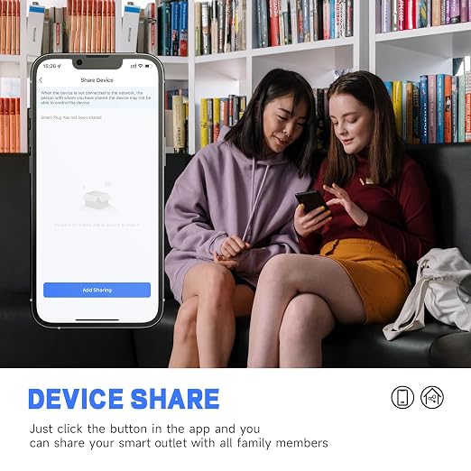Smart Wall Outlet, TR Receptacle, 2.4 Ghz WiFi, Alexa&Google, ETL&FCC