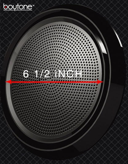 Boytone BT-210FD, Ultra Wireless Bluetooth Main unit, Powerful Sound with Powerful Bass System 30 watt, Excellent Quality Clear Sound & FM radio, with Remote Control Aux Port, SB/SD/ for Smartphone's , Tablets , Desktop Computers , Laptops ,Black Color