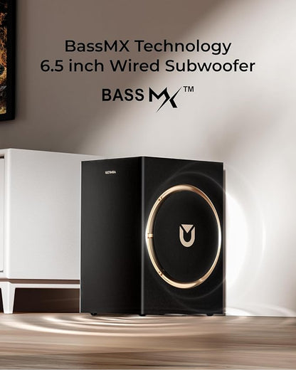 ULTIMEA 3.1.2ch Sound Bar with Subwoofer, Dolby Atmos, Surround Sound System for TV with 6.5 inch Subwoofer, Sound Bar for Smart TV, Soundbar for Home Theater, BT 5.4, HDMI eARC, Skywave F30 Boom