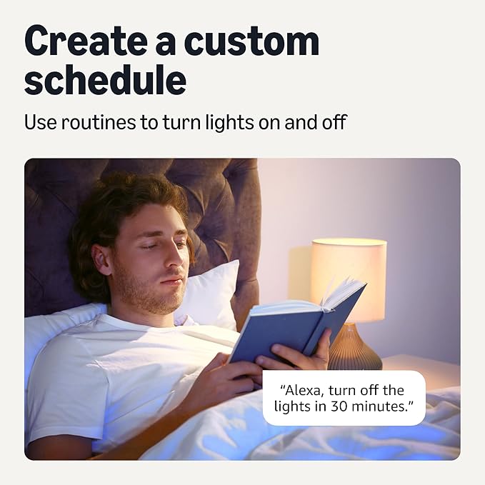 Amazon Basics Smart Recessed 5/6 Inch Downlight, Color Changing, Works with Alexa Only, Control from Anywhere with Voice or App, 2.4GHz WiFi, 1-Pack