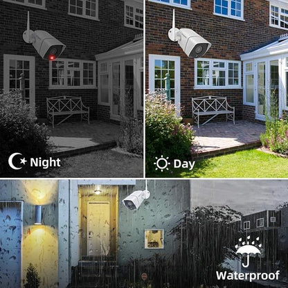 (2026 New) Firstrend WiFi Wireless Security Camera System1080P, 8CH NVR