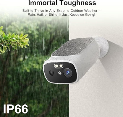 5G WiFi Security Cameras Wireless Outdoor, 5G Security Camera for Home Security, AI Motion Detection, Color Night Vision, SD Card/Cloud Storage, Waterproof, Compatible with Alexa/Google Home