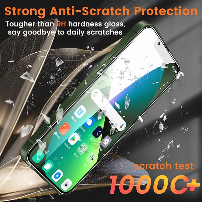 Lesakit 3+3 Pack Privacy Screen Protector for iPhone 13 6.1-Inch with 3 Pack Camera Lens Protector, Anti Spy Tempered Glass Film 9H Hardness Bubble Free Case Friendly