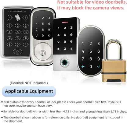 Doorbell Rain Cover Large Metal Access Control Cover Protector Camera Video Doorbell Cold Rolled Steel Shell Outdoor Keypad Shield