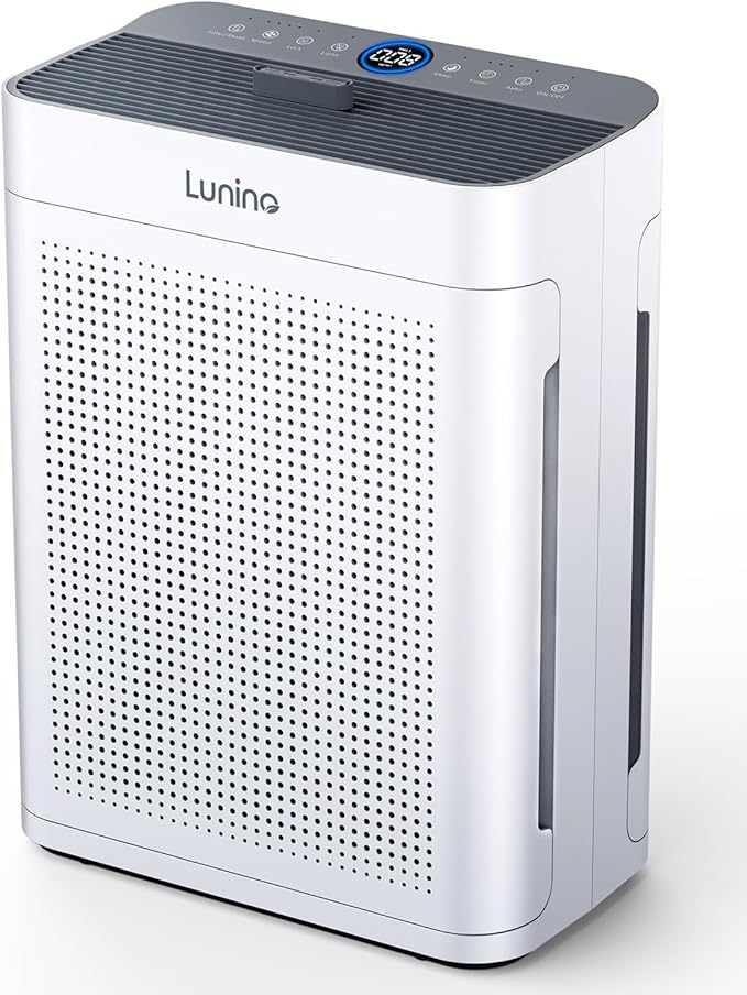 LUNINO Air Purifiers for Home Large Room up to 3000ft², HEPA Double-Sided Air Purifier with Washable Filter, Aromatherapy Function, Air Cleaner for Pets Hair, Bad Smell, Smoke, Dust, Pollen