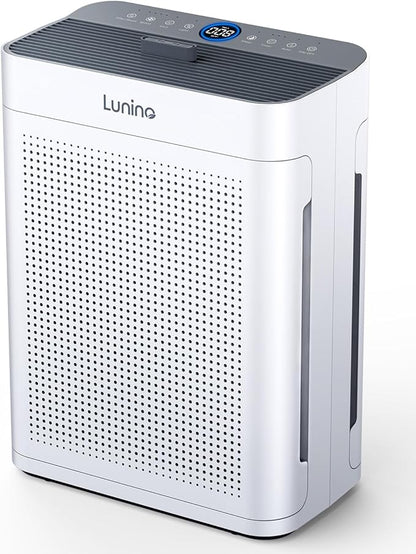LUNINO Air Purifiers for Home Large Room up to 3000ft², HEPA Double-Sided Air Purifier with Washable Filter, Aromatherapy Function, Air Cleaner for Pets Hair, Bad Smell, Smoke, Dust, Pollen