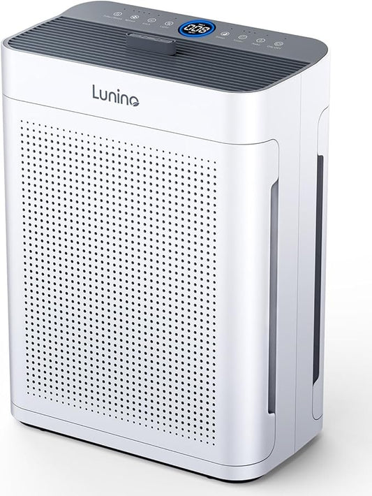 LUNINO Air Purifiers for Home Large Room up to 3000ft², HEPA Double-Sided Air Purifier with Washable Filter, Aromatherapy Function, Air Cleaner for Pets Hair, Bad Smell, Smoke, Dust, Pollen