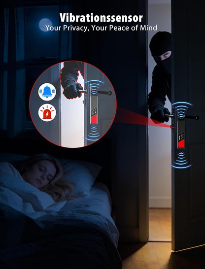7-in-1 Hidden Camera Detectors,Bug Detector, Hero Privacy Pen, rf Detector,GPS Tracker Detector,Anti spy Detector,Listening Device Detector in Travel,Car,Office,Hotel to Protect Privacy（ Black）