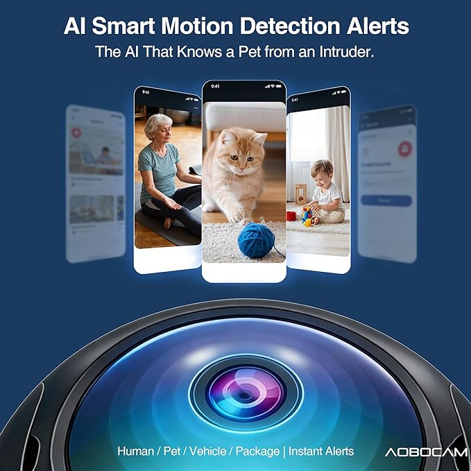2026 Upgraded Indoor Camera Wireless-4K Mini Nanny Cam Spy Hidden Camera,Dual-Band WiFi(2.4G&5G),AI Motion Detection,Night Vision,Local Cloud Storage Security Camera for Baby,Pet Monitoring-Video Only